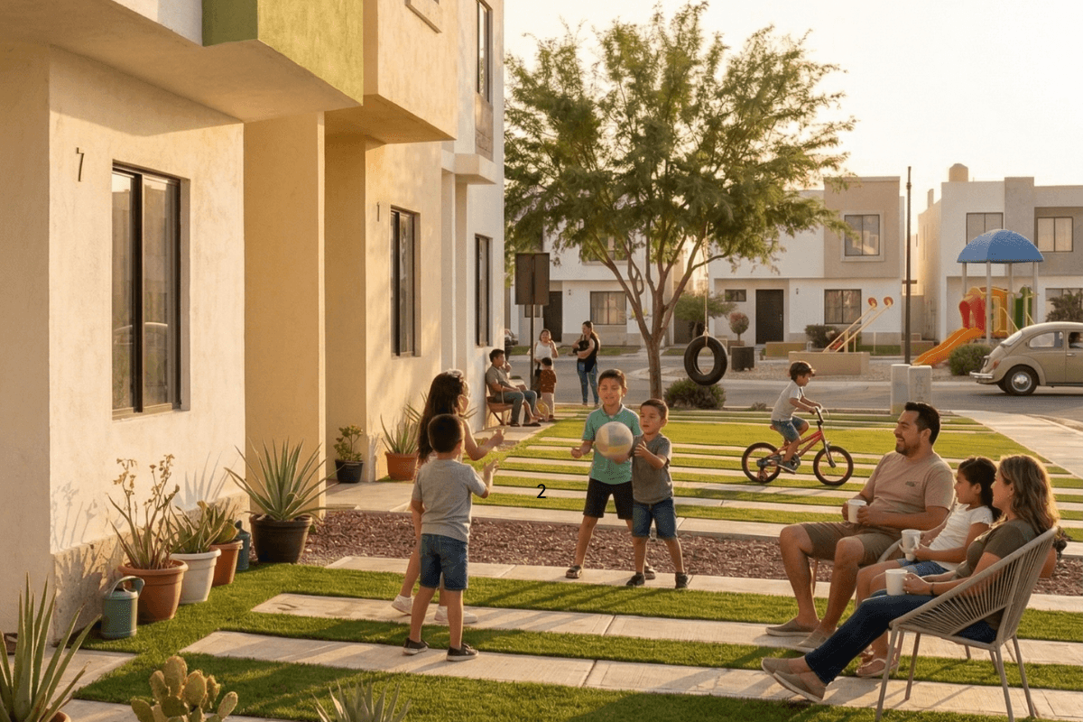 Familias en Residencial Bilbao