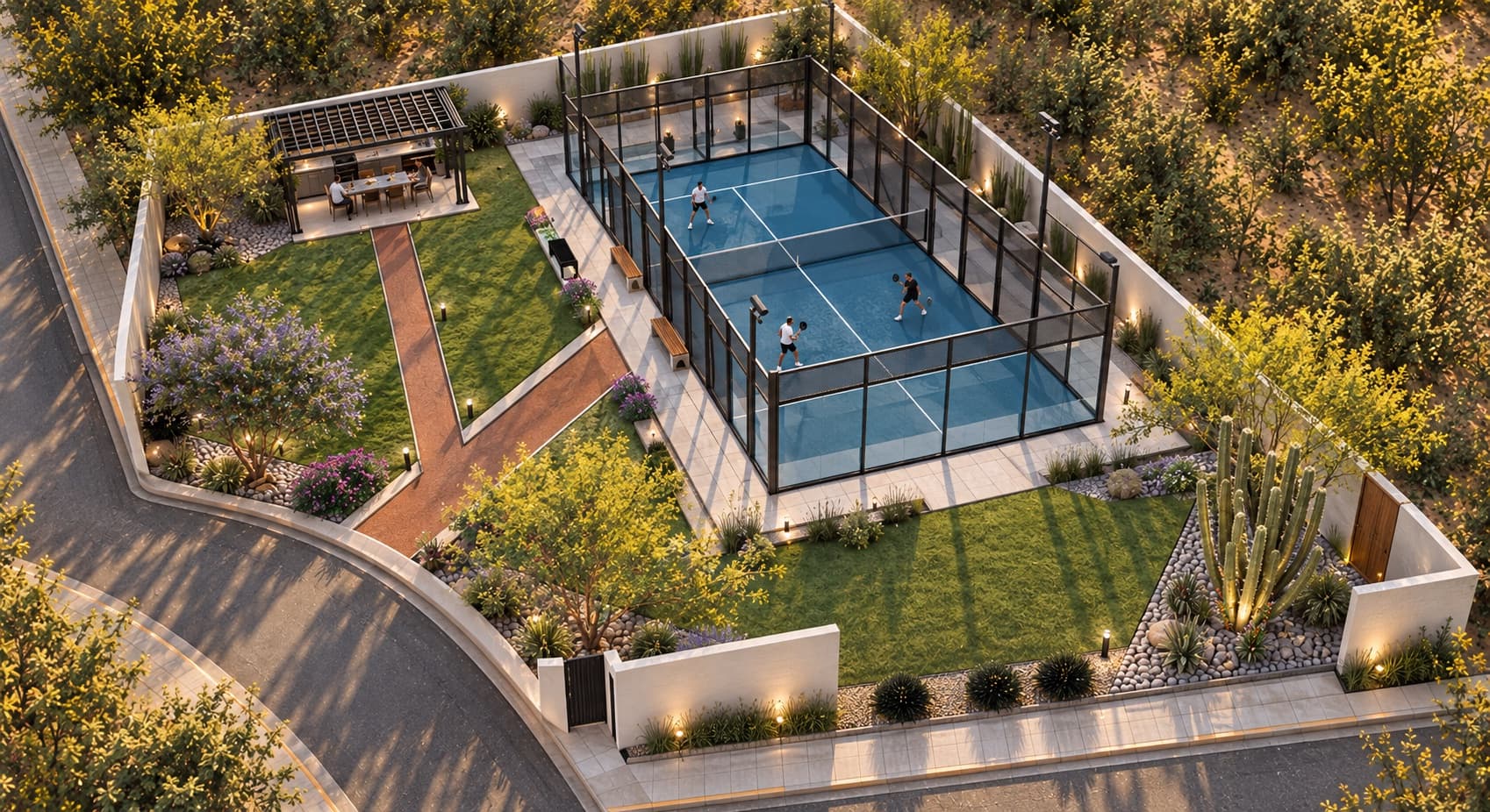 Nueva cancha de pádel con terraza social en Tarragona
